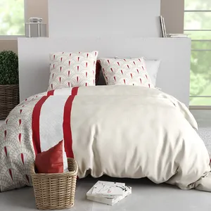 Baton Rouge - Parure Housse de Couette Rubis multicolore 260x240 cm pas cher