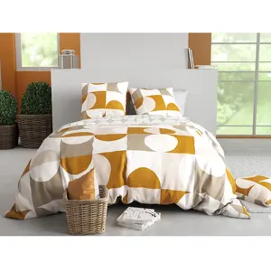 Baton Rouge - Parure Housse de couette 3pièces 100% coton 57 fils Soiz... pas cher