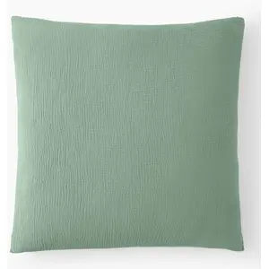 Comparateur de prix : Baton Rouge - Taie d'oreiller 100% Gaze de coton verte 65x65 cm