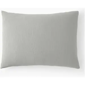 Comparateur de prix : Baton Rouge - Taie d'oreiller 100% Gaze de coton grise 50x70 cm