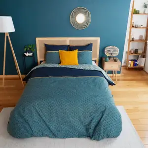 Parure de couette 3pcs 240x220cm better coton bci jade pas cher
