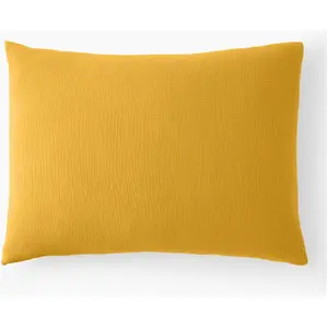 Comparateur de prix : Baton Rouge - Taie d'oreiller 100% Gaze de coton jaune 50x70 cm