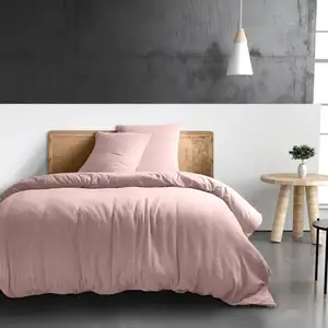 Baton Rouge - Housse de couette 100% Gaze de coton rose 260x240 cm