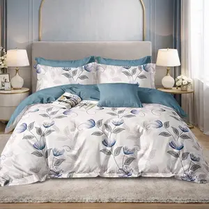 Baton Rouge - Parure housse de couette 3 pièces en coton 57 fils Caldi... pas cher