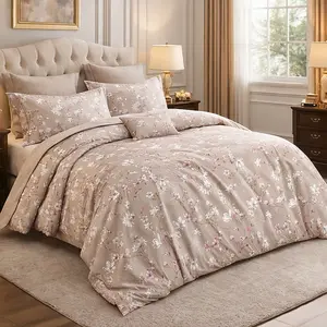 Baton Rouge - Parure housse de couette 3 pièces en percale de coton 80... pas cher