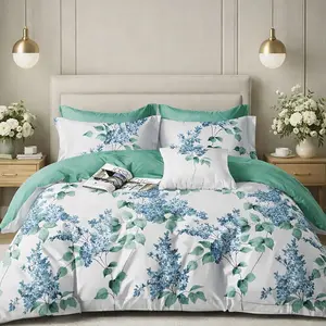 Baton Rouge - Parure housse de couette 3 pièces en percale de coton 80... pas cher