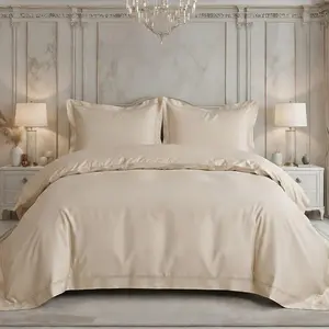 Baton Rouge - Parure housse de couette 3 pièces en satin de coton 120 ...