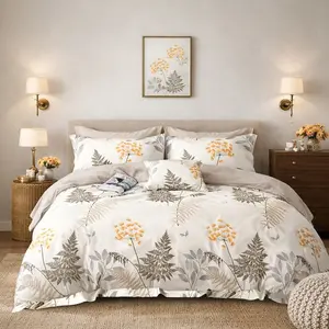 Baton Rouge - Parure housse de couette 3 pièces en percale de coton 80... pas cher