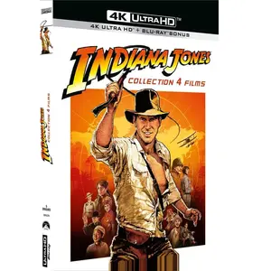 Comparateur de prix : Paramount Coffret Indiana Jones Blu-ray 4K Ultra HD - 3701432012780