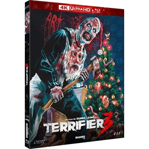 Comparateur de prix : ESC EDITIONS Terrifier 3 4K Ultra HD - Blu-ray et 4K Ultra HD Dolby Vision et HDR10 - Interdit aux moins de 18 ans