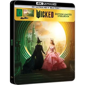 Universal Wicked Édition Limitée Steelbook Blu-ray 4K Ultra HD pas cher