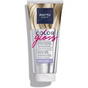Phyto Color Gloss Masque Raviveur de Couleur et Soin Blond polaire 200ml pas cher