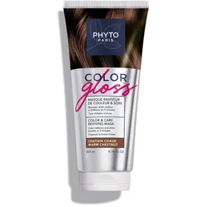 Phyto Color Gloss Masque Raviveur de Couleur et Soin Châtain chaud 200ml pas cher