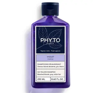 Comparateur de prix : Phyto Violet shampoing colorant pour cheveux blonds et méchés 250 ml