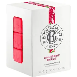 Comparateur de prix : Roger &amp; Gallet Gingembre Rouge Coffret 3 Savons Bienfaisants de 100 g