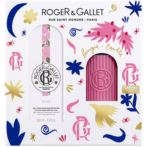 Roger&Gallet ROGER & GALLET Coffret Rose eau parfumée 100ml + bougie offerte pas cher
