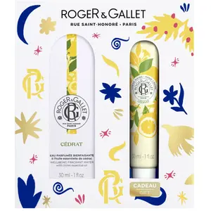 Roger&Gallet Roger & Gallet Cédrat Eau Parfumée & Crème Mains | 30 + 30 ml PROMO pas cher