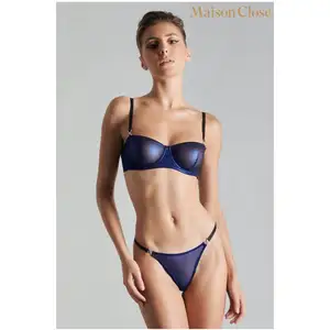 Maison Close Soutien-Gorge Balconnet Blue Angel Tulle BleuVendu parsexyavenue