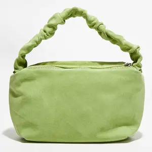 Abaco Studio - Sac à main en Velours de Cuir Lone vert pomme - 28x17x7...