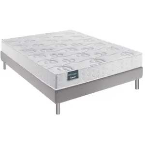 Ensemble Dunlopillo LYS Sommier Confort Ferme 90x190 pas cher