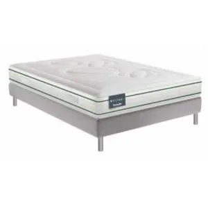 Ensemble Dunlopillo LOUISE 100% Latex Sommier Confort Ferme 160x200 pas cher