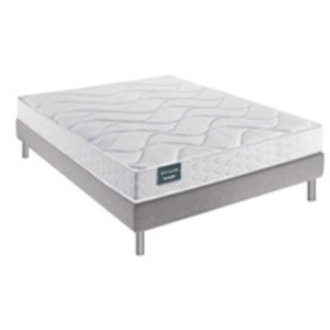 Ensemble Dunlopillo FLORAL Sommier Confort Ferme 90x190 pas cher