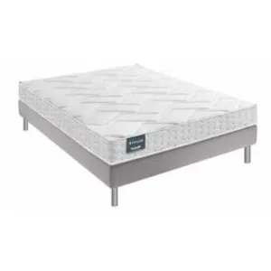 Dunlopillo Ensemble oasis sommier confort ferme 180x200 avec 2 sommiers pas cher