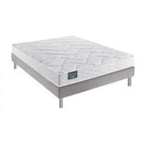 Ensemble Dunlopillo FLORAL Sommier Confort Ferme 140x200 pas cher