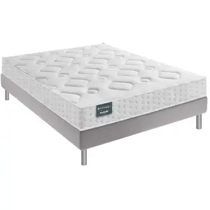 Ensemble Dunlopillo CAMELIA Sommier Confort Ferme 140x190 pas cher
