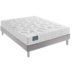 Ensemble Dunlopillo CAMELIA Sommier Confort Ferme 90x200 pas cher