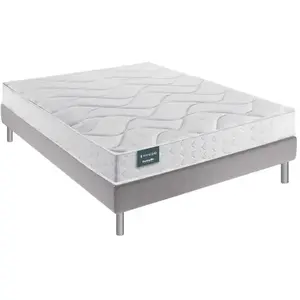Comparateur de prix : Dunlopillo Ensemble floral sommier confort ferme 180x200 avec 2 sommiers