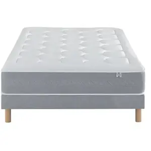 Comparateur de prix : Douces Nuits Ensemble mary mousse hr 55kg/m3 + sommier base morpho 120x190