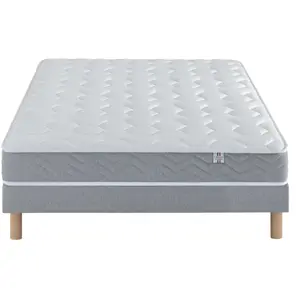 Comparateur de prix : Ensemble Matelas Douces Nuits Hydros Mousse HR 35 kg/m3 + Sommier Base...