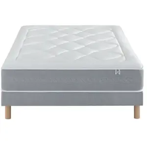 Comparateur de prix : Ensemble Matelas Douces Nuits Mirage Mousse HR 35kg/m3 + Viscoélastiqu...