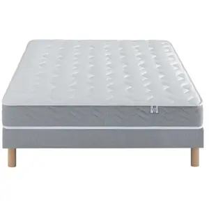 Ensemble Matelas Douces Nuits Hydros Mousse HR 35 kg/m3 + Sommier Base... pas cher