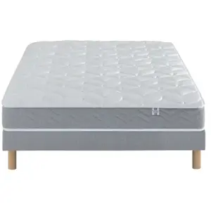 Douces Nuits Ensemble cicareve - 667 ressorts ensachés + sommier base ferme 140x200 pas cher