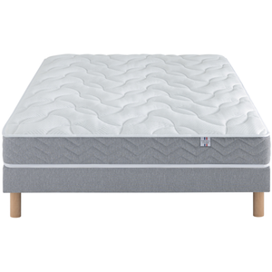 Comparateur de prix : Douces Nuits Ensemble Matelas Botaniste 100% Latex + Sommier Base Ferme 160x200