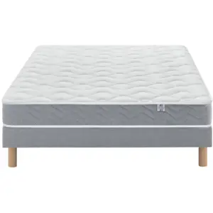 Comparateur de prix : Ensemble Matelas Douces Nuits Aline 598 Ressorts ensachés + Sommier Ba...