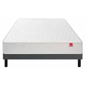 Epeda Ensemble Dépaysant + Sommier Confort Medium 160x190 - Double Sommier pas cher
