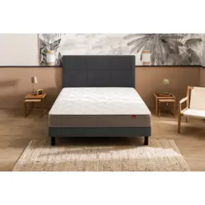 Epeda Ensemble Dépaysant + Sommier Confort Ferme 160x190 - Double Sommier pas cher