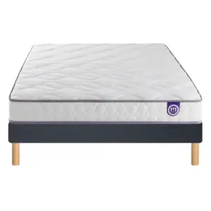 Ensemble Merinos Happy Lit - 100% Latex + Sommier Confort Ferme 80x200 pas cher