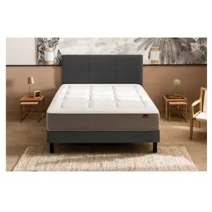 Comparateur de prix : Epeda Ensemble Escapade + Sommier Confort Ferme 160x190 - Double Sommier