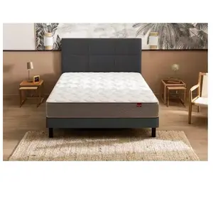 Epeda Ensemble L'Ailleurs + Sommier Confort Ferme 160x190 - Double Sommier pas cher
