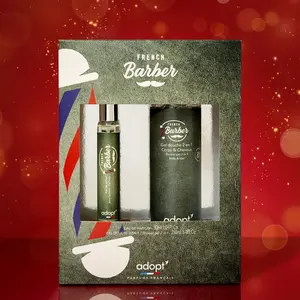 Adopt Parfums French Barber Coffret eau de parfum 30 ml + gel douche 250 ml pas cher