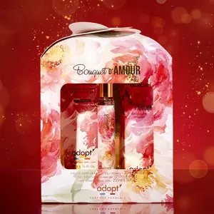 Bouquet d'Amour Coffret eau de parfum 30 ml + gel douche 250 ml + lait... pas cher