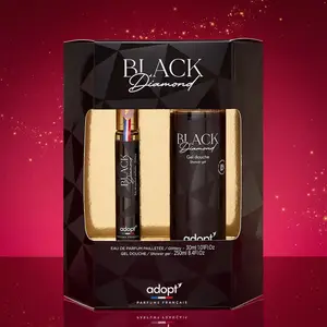 adopt Black Diamond Coffret eau de parfum 30 ml + gel douche 250 ml pas cher