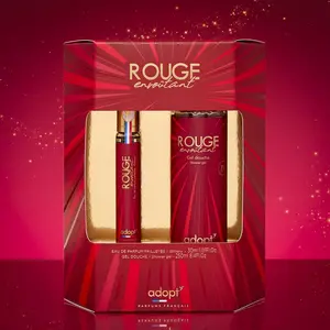 adopt Rouge Envoûtant Coffret Eau de parfum 30 ml + Gel douche 250 ml pas cher