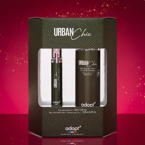 adopt Urban Chic Coffret eau de parfum 30 ml + gel douche 250 ml pas cher