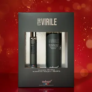 adopt L'eau virile Coffret eau de parfum 30 ml + gel douche 250 ml pas cher