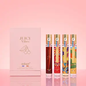adopt Juicy vibes Coffret 4 eaux de parfums Au féminin 30 ml + Mexico mi amor 30 ml + African colors 30 ml + Toscana Vita 30 ml